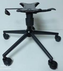 Resim Kamusalmarket Konik Metal Ayak Çift Kollu Mekanizma Siyah Renk 