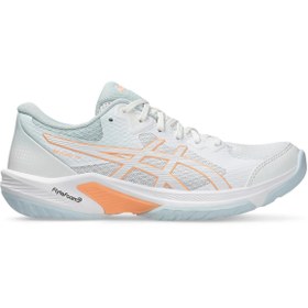 Resim Asics BEYOND FF Kadın White/Dark Neptune Voleybol Ayakkabısı 1072A095-104 