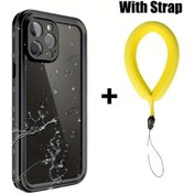 Resim Cloudstore İphone Uyumlu Xr İçin Ip68 Su Geçirmez Dalış Kılıfı Darbeye Dayanıklı Şnorkelli Kapak 