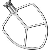 Resim Empoorlium Stand Mikserler Için Kürek Ataşmanı 5 Quart Kaldırma ve 6 Quart, Esnek Kenarlı Çırpıcı, Bulaşık Makinesinde Yıkanabilir (Yurt Dışından) 