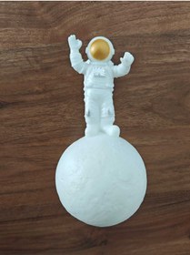 Resim BİG STORE Astronot Şekilli Gece ve Masa Lambası 