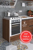 Resim Kenzlife Ankastre Modülü Kabini Neon Cvz Fırın Ocak Dolabı Sabit Tabla 