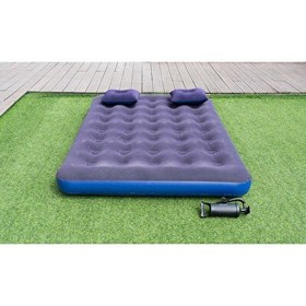 Resim Walke 2200 Double Çift Kişilik Şişme Yatak Seti (2 Yastık - Pompa Dahil) 191x137x22 CM 