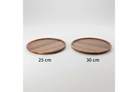 Resim 2li Akasya Yuvarlak Tabak 25-30 cm 