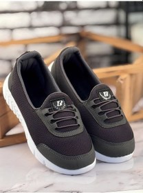 Resim Ghattix Kadın Günlük Babet Gri Beyaz Gri Beyaz 