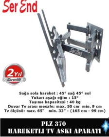 Resim Serend Çift Kollu. Büyük Ekran Tv Askı Aparatı 