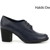 Resim Gönderi R Kadın Lacivert Antik Bağcıklı Orta Kalın Topuklu Hakiki Deri Oxford Ayakkabı Gdza13424071 Lacivert 