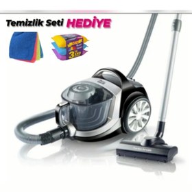 Resim Arnica Tesla Premium Silver Ultra Sessiz 750 W Toz Torbasız Süpürg 