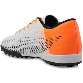 Resim Slazenger SCORE I HS Erkek Halı Saha Beyaz / Turuncu Futbol Ayakkabısı 