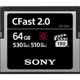 Resim Sony Cfast CAT-G64 64 GB 530 Mb/sn Hafıza Kartı 