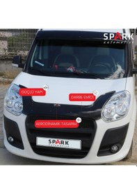 Resim Fiat Doblo 2010-2015 Yıl Aralığı Uyumlu Kaput Rüzgarlığı 4mm Siyah 