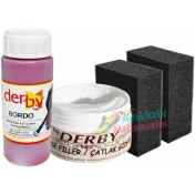 Resim Derby Çatlak Giderici Macun ve Özel Deri Boyası Seti 