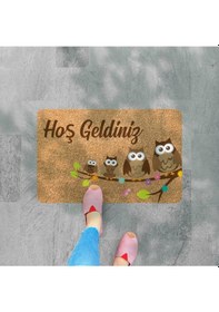 Resim Dijital Baskılı Kapı Önü Paspas Hoşgeldiniz Çok Amaçlı Iç Ve Dış Kapı Paspası 2 