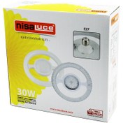 Resim Go İthalat NİSALUCE EAMP-059/KB MİKA KRİSTAL PLASTİK CAM SİMİT MODEL LED AMPUL 30W E27 BEYAZ=6500K 