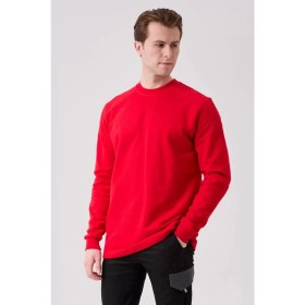 Resim Pamuklu Sweatshirt Kışlık Erkek Süveter Galanthus Basic Rahat Kesim Günlük Iş Kullanımı Için 