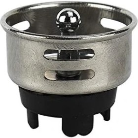 Resim Pak Keeney 878PC Paslanmaz Çelik Junior Duo Sepetli Lavabo Süzgeci, 5 cm Veya 5-1/2 Inç Açıklıklara Uyar, Parlak Krom 