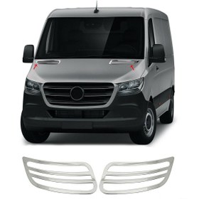 Resim Niken Mercedes Sprinter Havalandırma Kromu Nikelaj 2019 Sonrası 
