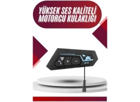 Resim Beruflic Intercom Bluetooth Kask Kulaklık Motosiklet Kulaklık 5.0 Bluetooth 