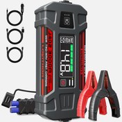 Resim Lokithor J402 12V 3000Amp Li-Polimer Akıllı Akü Takviye Cihazı (Powerbank - Led Lamba) 