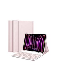 Resim NovStrap Apple Uyumlu iPad Pro 11 2022 2021 2020 2 3 4 Nesil Bluetooth Klavyeli Kılıf Kalem Bölmeli 