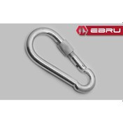 Resim Ebru Vidalı Karabina, Kanca, Çengel 8mm - 25 Adet 