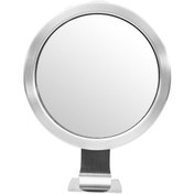 Resim Vkemall Vantuzlu Buğu Önleyici Kancalı Tuvalet Aynası Delmesiz Banyo Duş Tıraş Makyaj Ay 