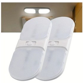 Resim Willowhaven 12v Led Rv Iç Aydınlatma Anahtarlı Soğuk Beyaz Işık 6500k 1200 Lümen 2 Adet 