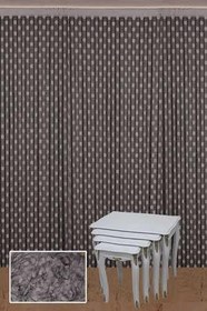 Resim PUANLI MODEL GRİ RENK İP PERDE HAZIR DÜĞMELERİ DİKİLMİŞ İP PERDE 300 * 270 cm 