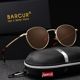 Resim BARCUR Vintage Tarzı Erkek Moda Gözlükleri TAC Lenslerle - Yuvarlak Metal Çerçeve, Koruma, Artırılmış Kontrast ve Azaltılmış Parlama - Sokak Fotoğrafçılığı İçin Mükemmel - Şık Marka Ambalajı, İdeal Hediye Seçeneği 