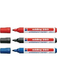 Resim Edding 260 Beyaz Tahta Kalemi 3 Lü Set 