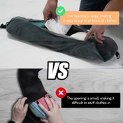 Resim 1 Paket Ayarlanabilir Süt Polar Seyahat Boyun Yastığı Ekstra Bagaj Depolama - Büyük Fermuarlı Bölmeler, Makinede Yıkanabilir & Kompakt Tasarım Uçak, Araba, Tren Yolculuğu İçin - Siyah, Seyahat Yastığı, Uçak Taşıma Yastığı, Fonksiyonel Seyahat Ekipmanı, Dayanıklı Seyahat Eşyası, Uçak Aksesuarı, Yerden Tasarruf Çözümü, Sağlam Yapı, Taşınabilir Minder, İş Seyahati 