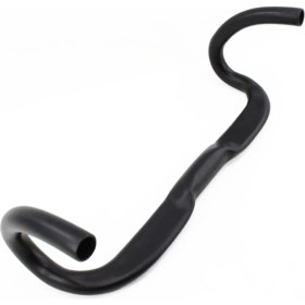 Resim Hsgl Bisiklet Alüminyum Yol Yarış Gidon Siyah Aero 31.8 Genişlik 420 mm GDN501 