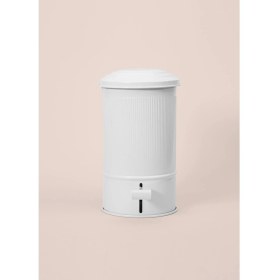 Resim The Mia Stripe Mutfak ve Banyo Çöp Kovası Beyaz 5 Lt 
