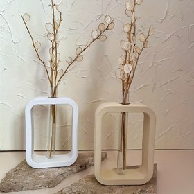 Resim 1set Kare Dikdörtgen Yuvarlak Hidroponik Alçı İlginç Bitki Vazesi Silikon Kalıp DIY Hidroponik Çiçek Vazesi Reçine Silikon Kalıp Ev Dekoru 