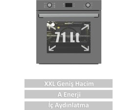 Resim Alveus Mfa 627 Dijital Fırın Gri 