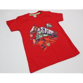Resim Eren Bey Kırmızı Tişört Baskılı Erkek Çocuk Tshirt-7-8 Yaş Kırmızı 