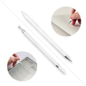 Resim TEKNETSTORE Samsung Galaxy Tab A8 10.5 Sm-x200 Sm-x205 Uyumlu 2 In 1 Stylus Kalem Özel Tasarım Ve Çizim Kalemi 