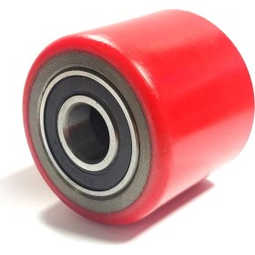 Resim PremiumPort Dayanıklı Poliüretan Transpalet Tekerleği 80X60, Güç ve Performans Sağlar 