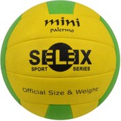 Resim SELEX Palermo Mini 4 No Voleybol Topu Yeşil/sarı 