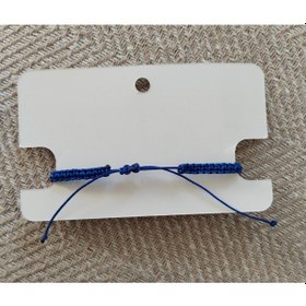 Resim Nazar Boncuğu Örgülü Bileklik Lacivert 