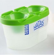 Resim HATAS Fırça Temizleme Kabı Çiftli Kapaklı Plastik S.k 