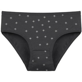 Resim 5'li Kız Çocuk Külot 418118 Antrasit 