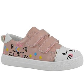 Resim Kitty Pu Deri Kız Çocuk Ayakkabı Pudra 