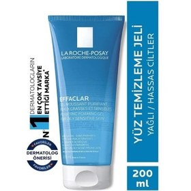 Resim La Roche Posay Effaclar Siyah Nokta Görünümü ve Parlama Karşıtı Yüz Temizleme Jeli 200ml 