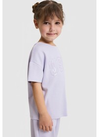 Resim U.s. Polo Assn. Kız Çocuk Lila Tişört 50325722-vr034 