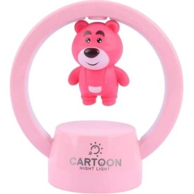 Resim Menuzer Renkli Çocuk Masa Lambası, Ayıcıklı ve Uzaylı Tasarımıyla Şirin ve Eğlenceli 