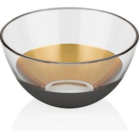 Resim Decorium Vision Black 24 Ayar Altın Yaldızlı 13,5 cm Cam Kase 9-01070008 