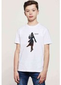 Resim Assassins Creed Unity Elise Baskılı Unisex Çocuk Beyaz T-Shirt 