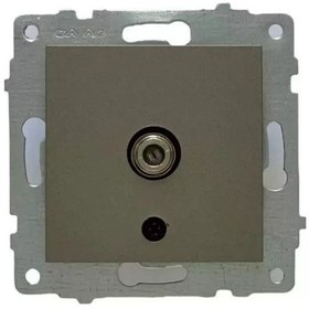 Resim Ovivo Antrasit Tv Priz/f Konnektör Çerçevesiz 120 Adet Koli Bazında 