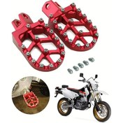Resim Cloudstore Jfg Racıng Cnc Alüminyum Kırmızı Dirt Bike Ayaklıkları Drz400 Rm250 Rmx250 
